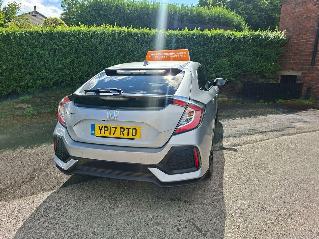 Honda Civic Hatchback 1.0 Vtec Turbo Sr Cvt Euro 6 Ss Silver #6