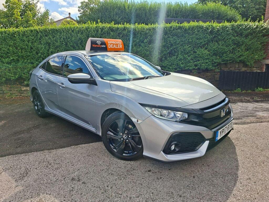 Honda Civic Hatchback 1.0 Vtec Turbo Sr Cvt Euro 6 Ss Silver