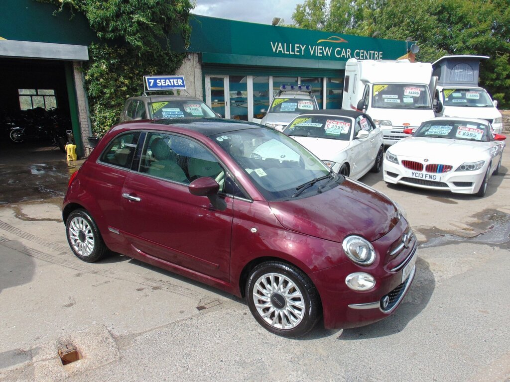 Fiat 500 1.2 Lounge Euro 6 Ss Black #1