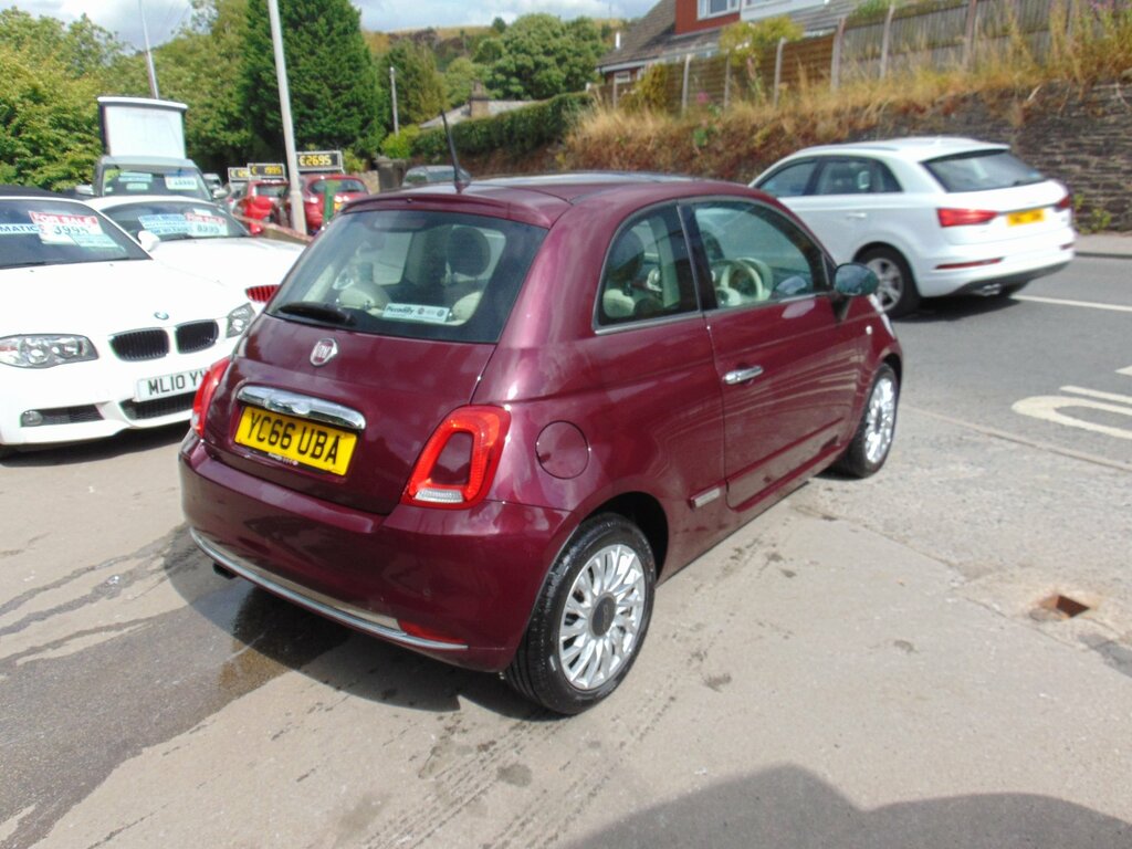 Fiat 500 1.2 Lounge Euro 6 Ss Black #4