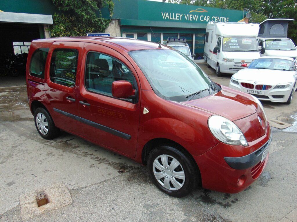 Renault Kangoo 1.6 16V Expression Mpv Euro 4 Ac Red