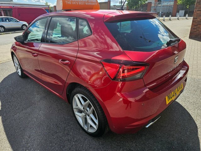 Seat Ibiza 2020 1.0 Tsi Fr Hatchback Dsg Euro 6 S NU20AVD Red #3