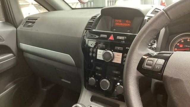 Vauxhall Zafira Mpv 1.6 16V Exclusiv Euro 5 201363 Silver #10