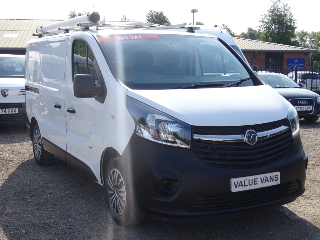 Vauxhall Vivaro L1 H1 Swb White #4