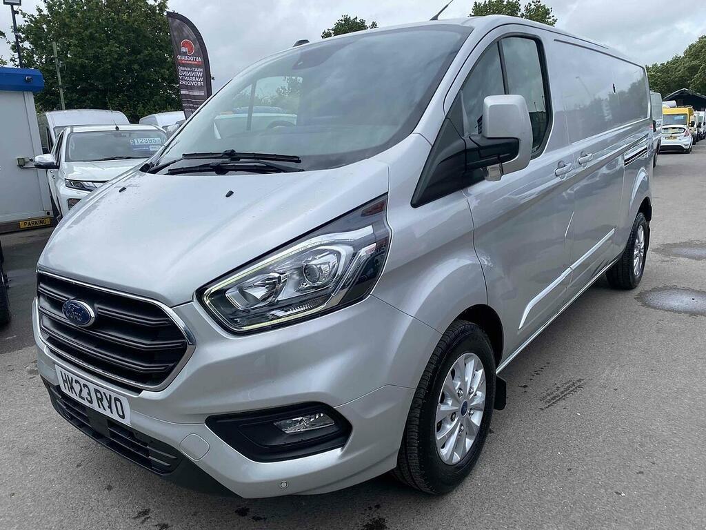 Ford Transit Custom 2.0 300 Ecoblue Limited Panel Van Manua HK23RYO Silver #3