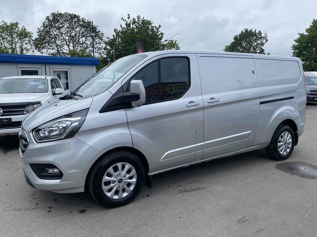 Ford Transit Custom 2.0 300 Ecoblue Limited Panel Van Manua HK23RYO Silver #4