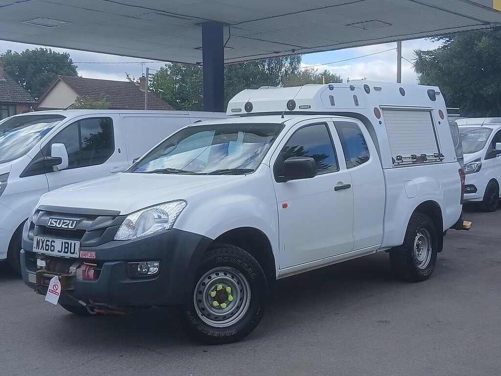 Isuzu D-Max 2.5 Td Pickup 4X4 192 Gkm, 161 WX66JBU White #3