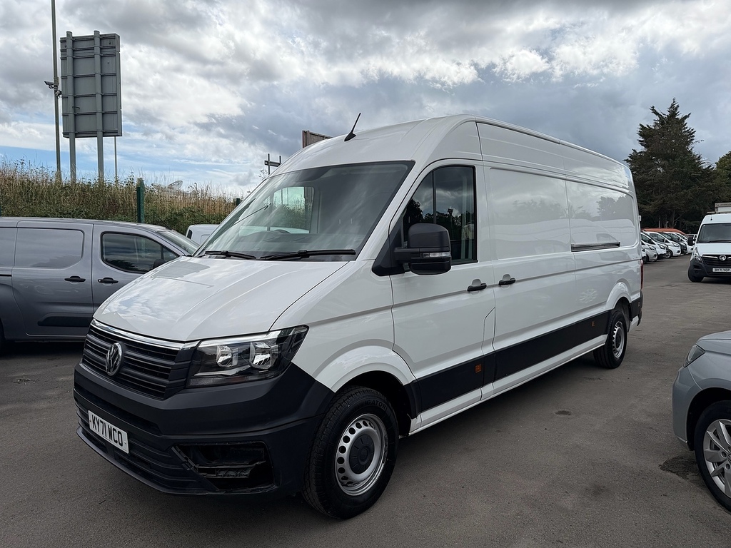 Volkswagen Crafter 2.0 Tdi Cr35 Startline Panel Van KY71WCO White #3