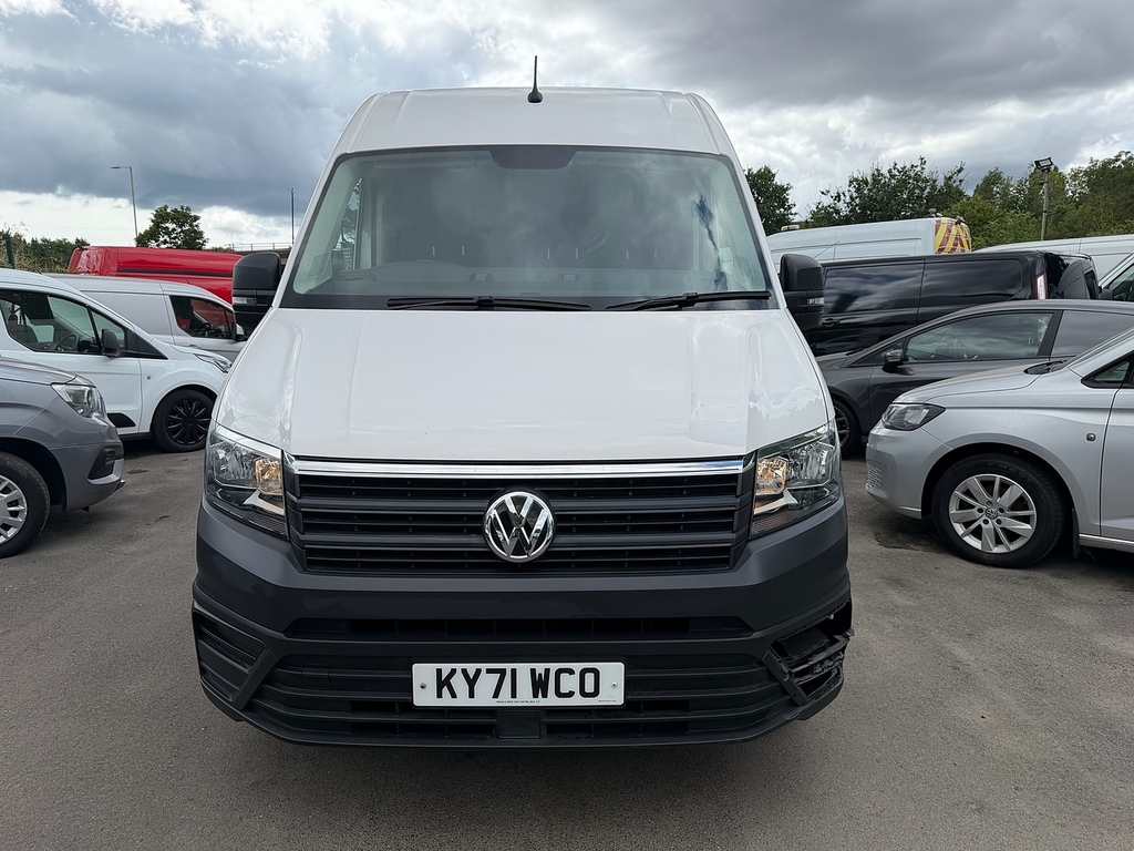 Volkswagen Crafter 2.0 Tdi Cr35 Startline Panel Van KY71WCO White #2