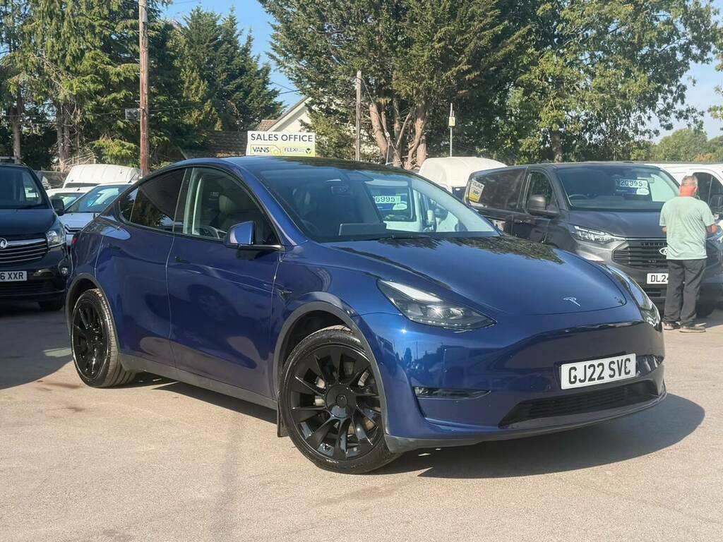 Tesla Model Y Dual Motor Long Range Suv 4Wde Blue
