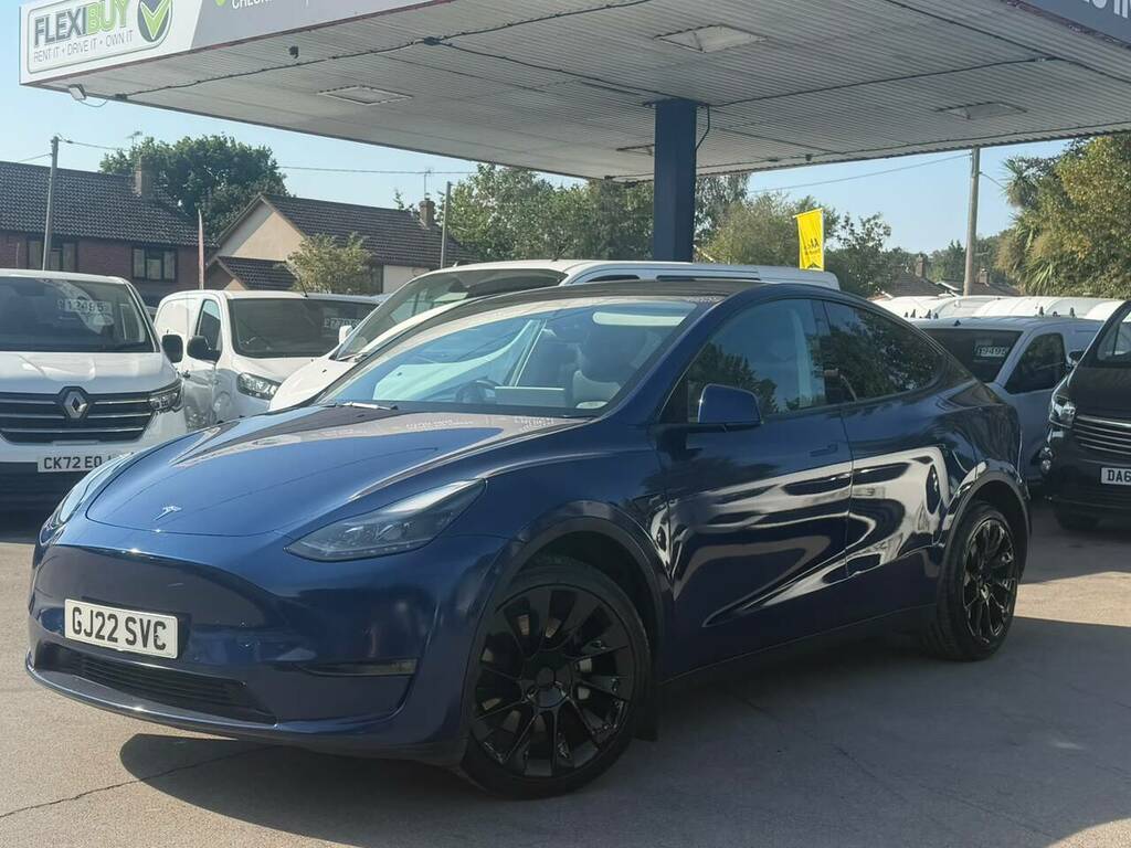 Tesla Model Y Dual Motor Long Range Suv 4Wde GJ22SVC Blue #3