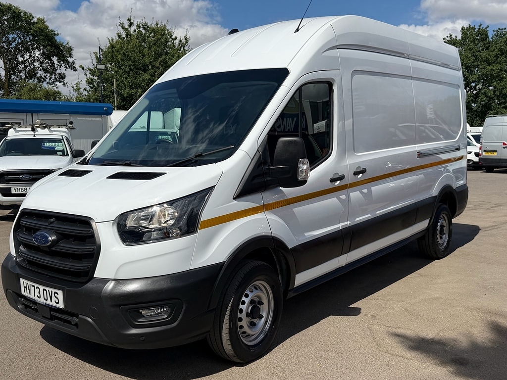 Ford Transit Custom 2.0 350 Ecoblue Leader Panel Van HV73OVS White #3