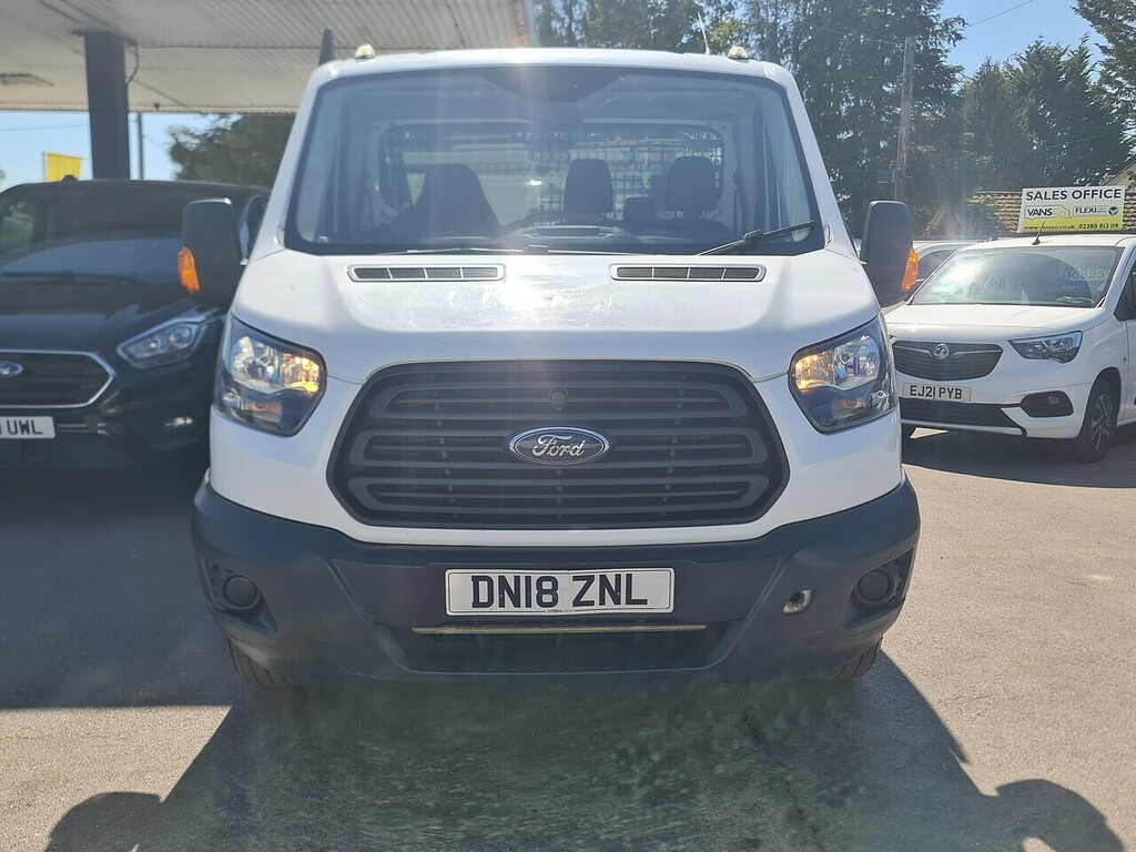 Ford Transit Custom 350 Ecoblue 2.0 Dropside DN18ZNL White #2