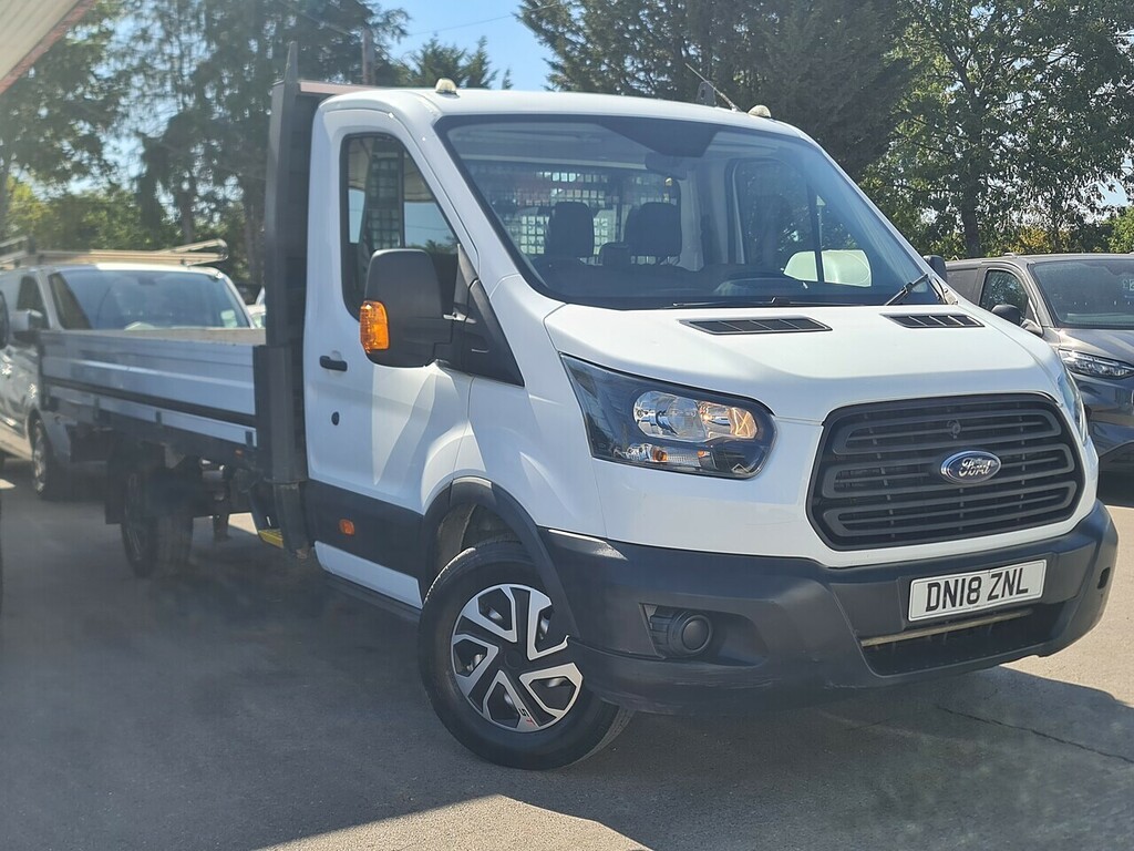 Ford Transit Custom 350 Ecoblue 2.0 Dropside DN18ZNL White #3