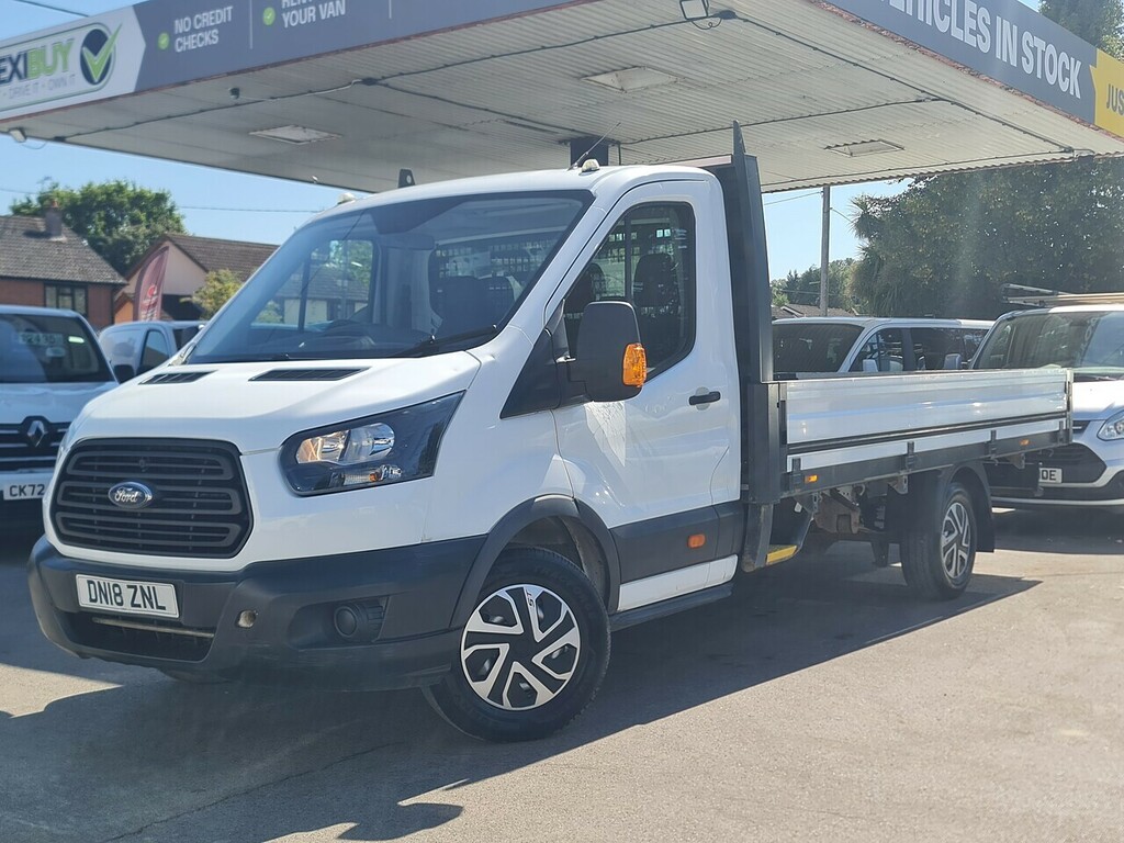 Ford Transit Custom 350 Ecoblue 2.0 Dropside DN18ZNL White