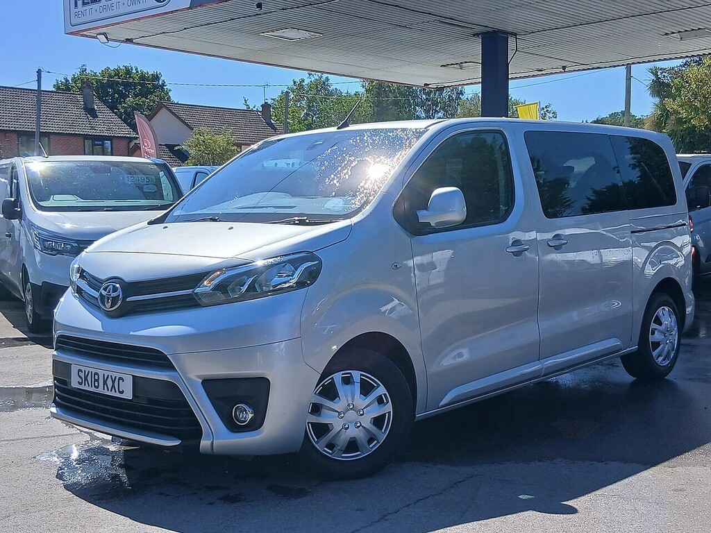 Toyota Proace Verso 1.6D Shuttle Medium Mpv Mwb Euro Silver #3