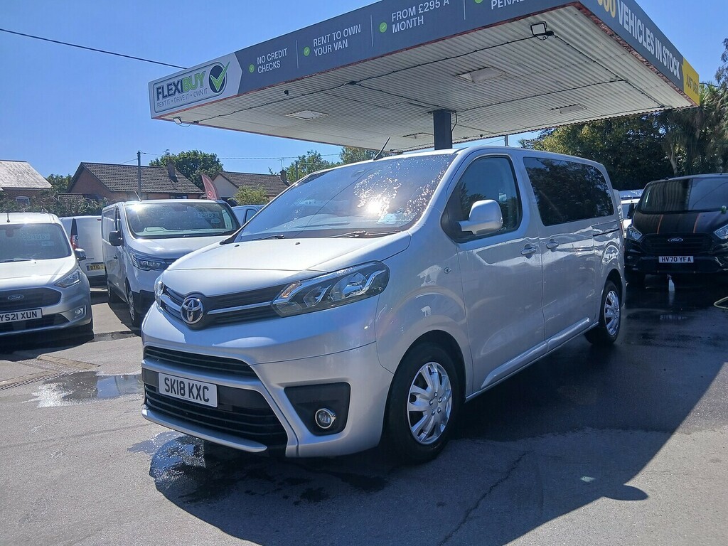 Toyota Proace Verso 1.6D Shuttle Medium Mpv Mwb Euro Silver #4
