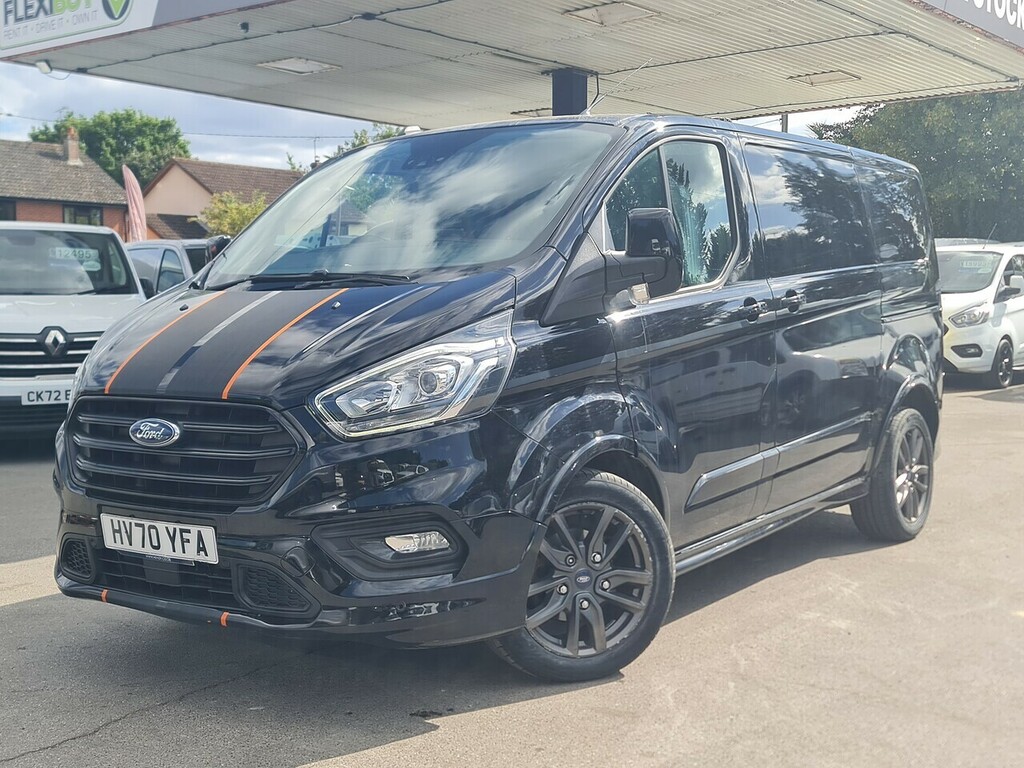 Ford Transit Custom 2.0 290 Ecoblue Sport Panel Van L1 HV70YFA Black #3