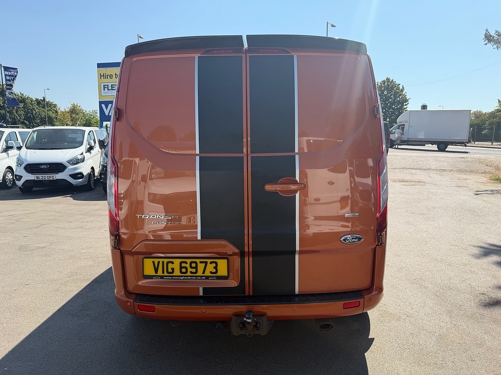 Ford Transit Custom 2.0 310 Ecoblue Sport Crew Van Double Cab 6Dr Dies VIG6973 Orange #5