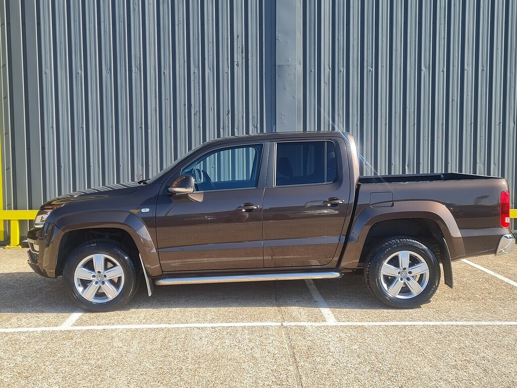 Volkswagen Amarok 3.0 Tdi V6 Bluemotion Tech Highline Pickup Double Brown #5