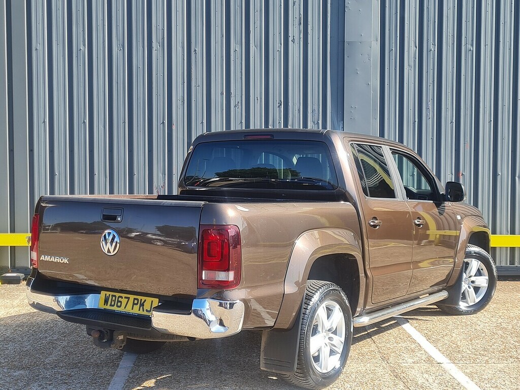 Volkswagen Amarok 3.0 Tdi V6 Bluemotion Tech Highline Pickup Double Brown #4