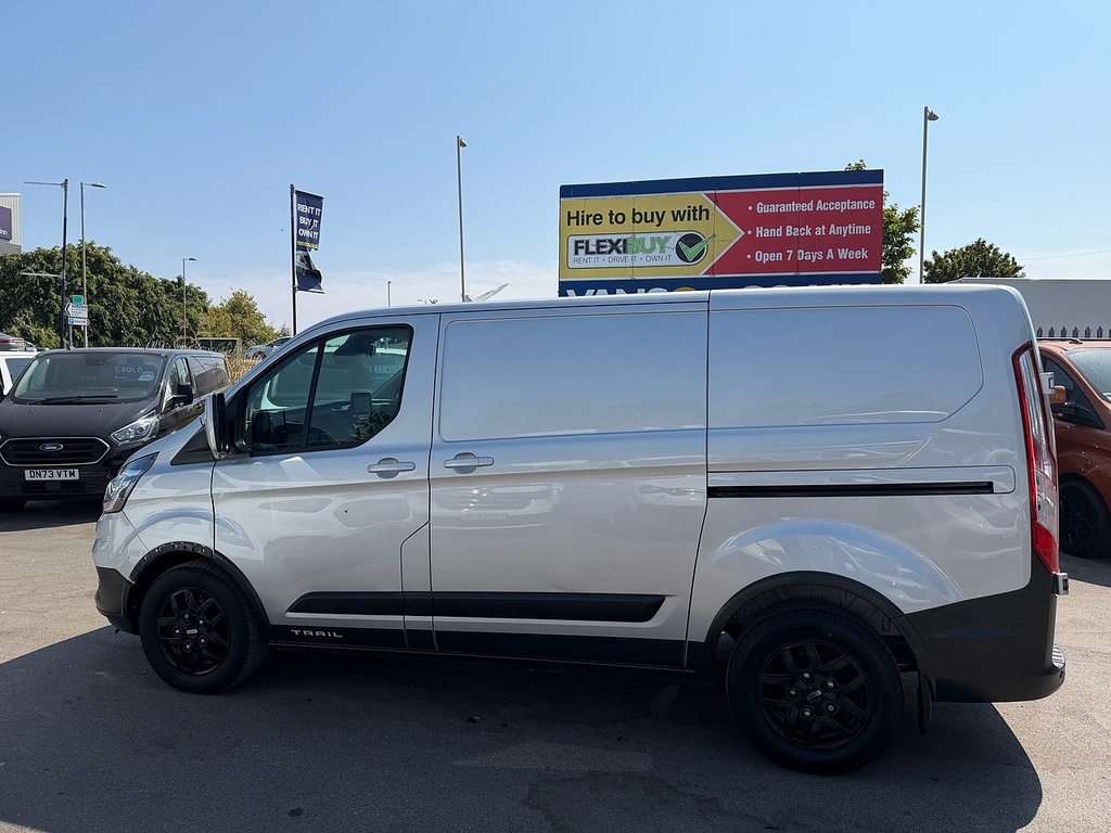 Ford Transit Custom 2.0 300 Ecoblue Trail Panel Van YH72GFO Silver #4