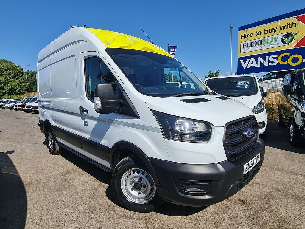 Ford Transit Custom 2.0 350 Ecoblue Leader Panel Van EU20UDB White