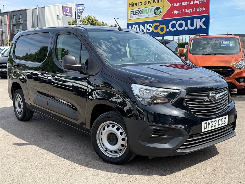 Vauxhall Combo 1.5 Turbo D 2300 Prime Panel Van 6Dr Black