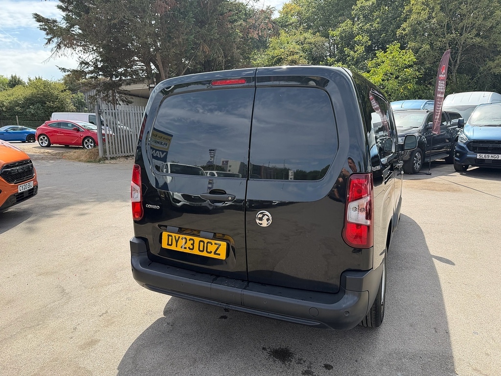Vauxhall Combo 1.5 Turbo D 2300 Prime Panel Van 6Dr DY23OCZ Black #6