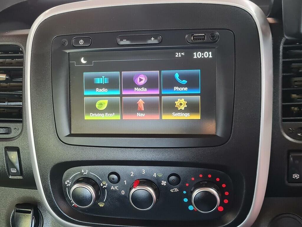 Renault Trafic Sl28 Sport Energy 2.0 Dci 120 Sat Nav Air Con P Se Silver #29