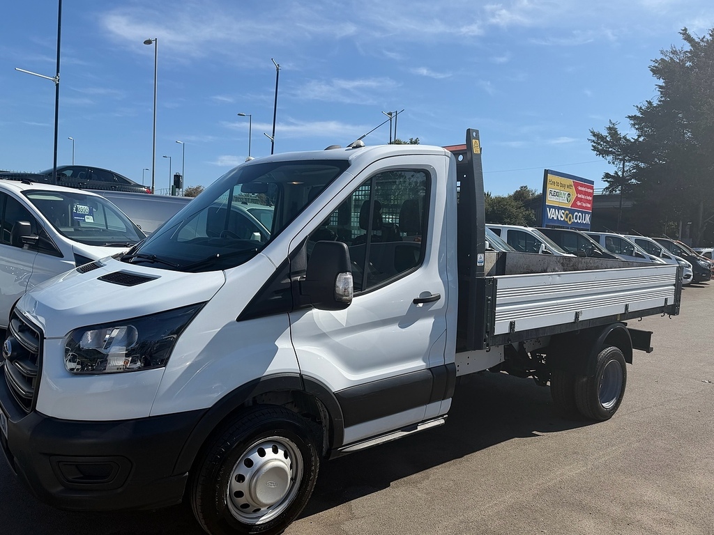 Ford Transit Custom 2.0 350 Ecoblue Hd Leader Chassis Cab M HJ72KJX White #4