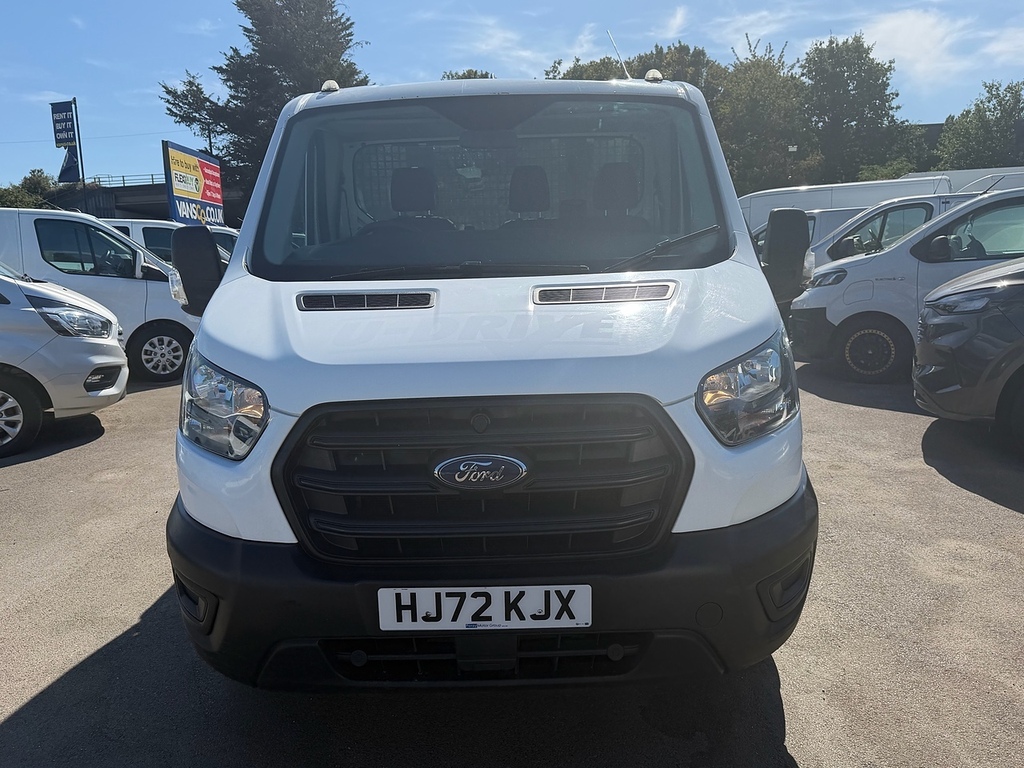 Ford Transit Custom 2.0 350 Ecoblue Hd Leader Chassis Cab M HJ72KJX White #2