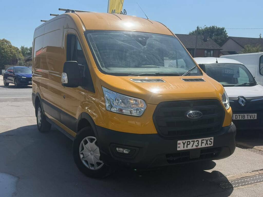 Ford Transit Custom 2.0 350 Ecoblue Trend Panel Van YP73FXS Yellow #2