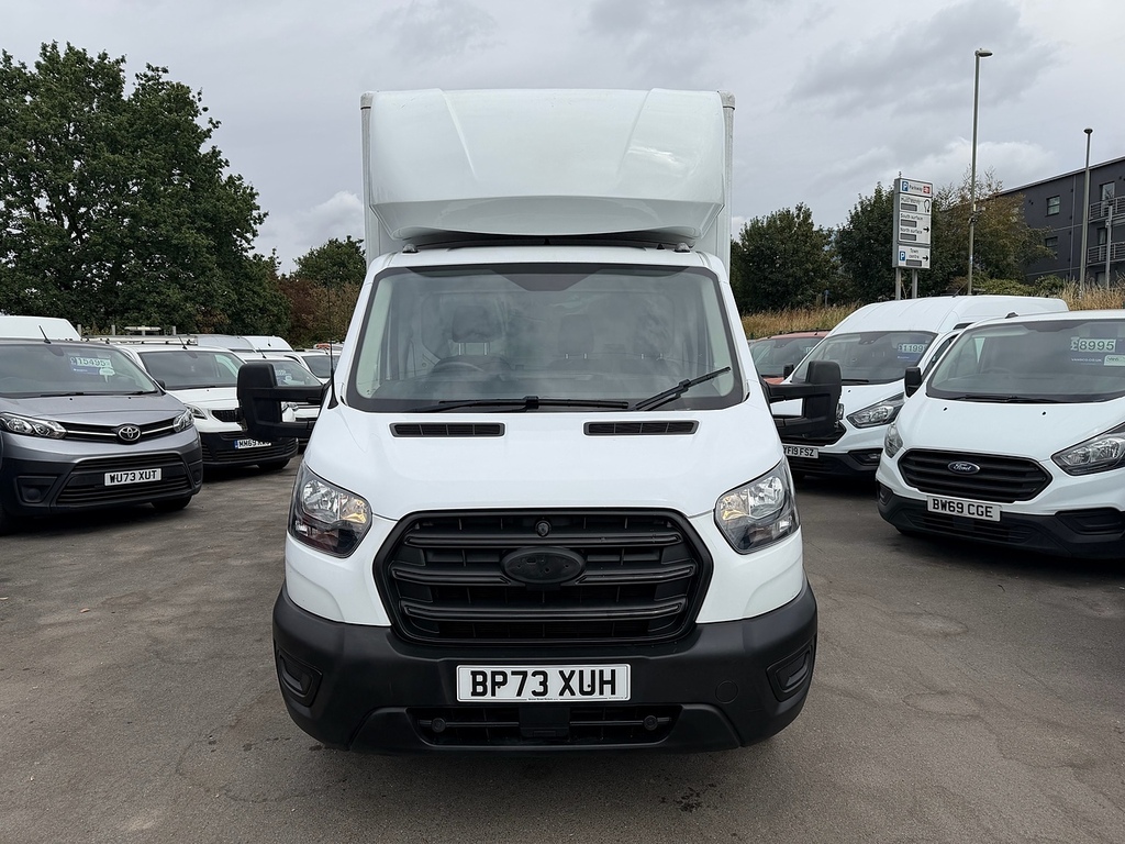 Ford Transit Custom 2.0 350 Ecoblue Hd Leader Chassis Cab M BP73XUH White #2