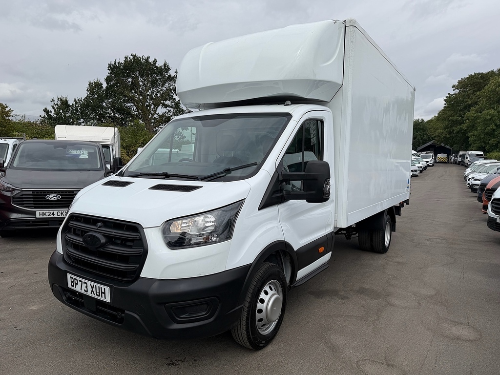 Ford Transit Custom 2.0 350 Ecoblue Hd Leader Chassis Cab M BP73XUH White #3