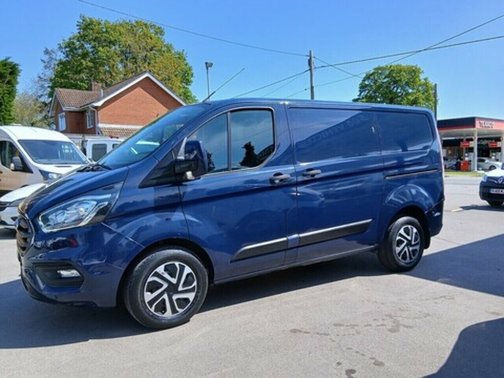 Ford Transit Custom 2.0 320 Ecoblue Trend Panel Van LD18UAW Blue #4