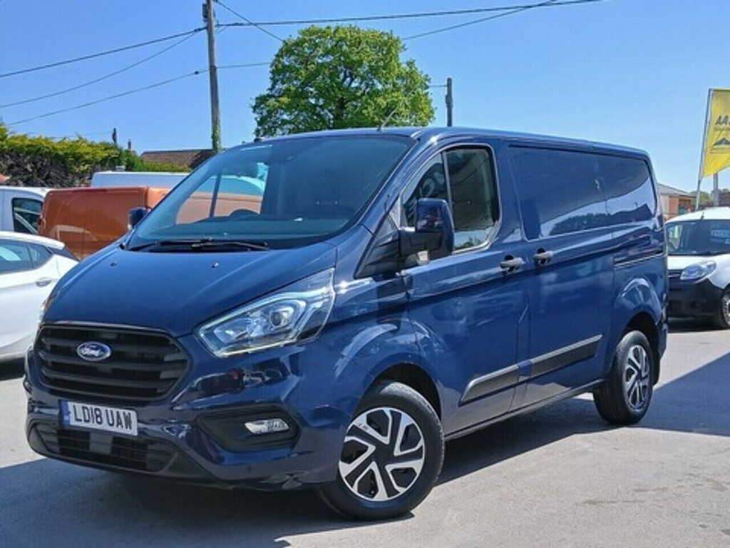 Ford Transit Custom 2.0 320 Ecoblue Trend Panel Van LD18UAW Blue #3