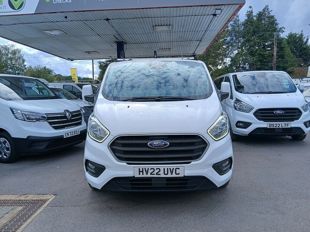 Ford Transit Custom 2.0 300 Ecoblue Limited Panel Van Manua HV22UVC White #3