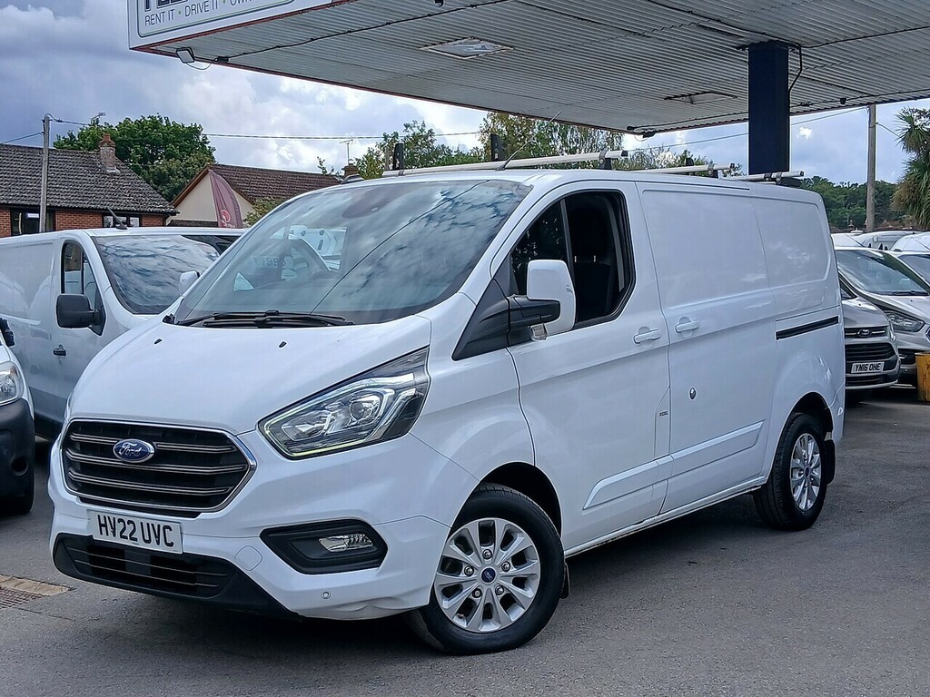 Ford Transit Custom 2.0 300 Ecoblue Limited Panel Van Manua HV22UVC White #2