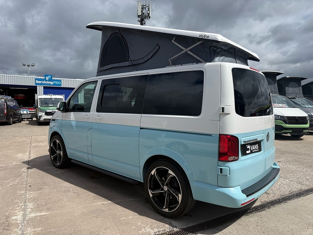 Volkswagen Transporter Tdi T28 Camper White #5