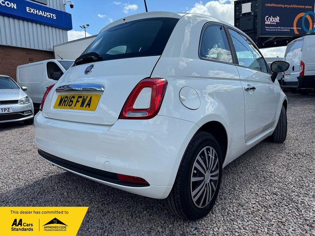 Fiat 500 Pop White #5
