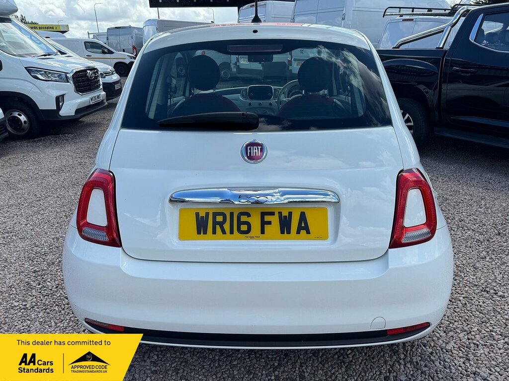 Fiat 500 Pop White #4