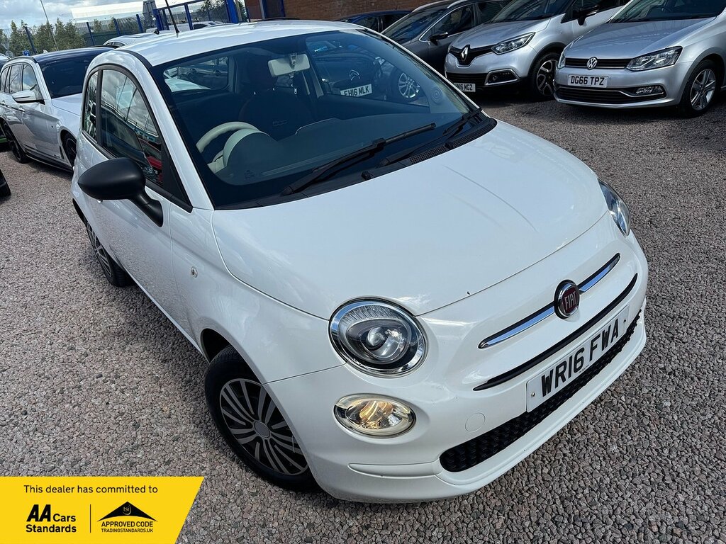 Fiat 500 Pop White #2