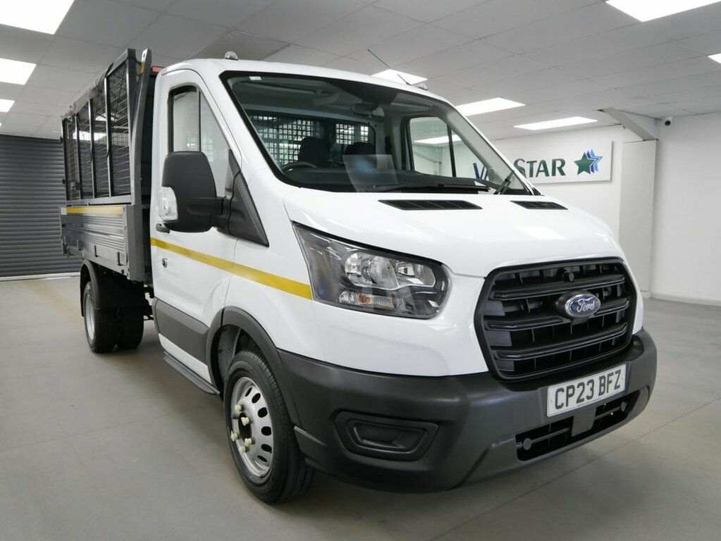 Ford Transit Custom 2L 2.0 350 Ecoblue Hd Leader Chassis Cab Diese White #5
