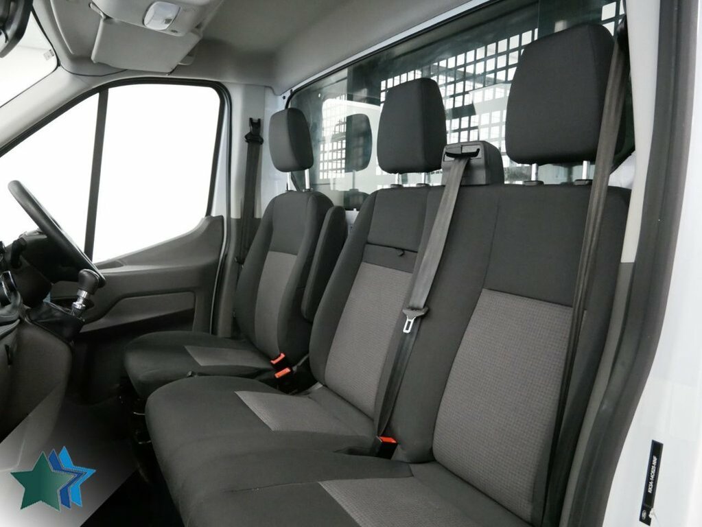 Ford Transit Custom 2L 2.0 350 Ecoblue Leader Tipper CV22JDZ White #2