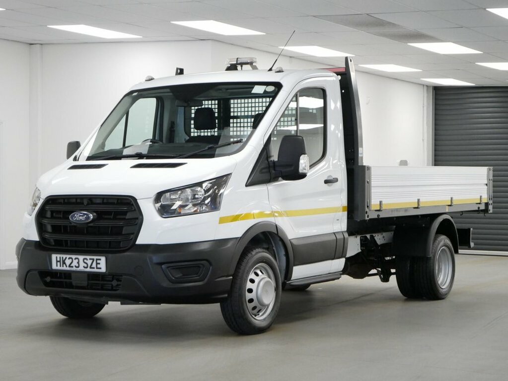 Ford Transit Custom 2L 2.0 350 Ecoblue Hd Leader Chassis Cab Diese HK23SZE White