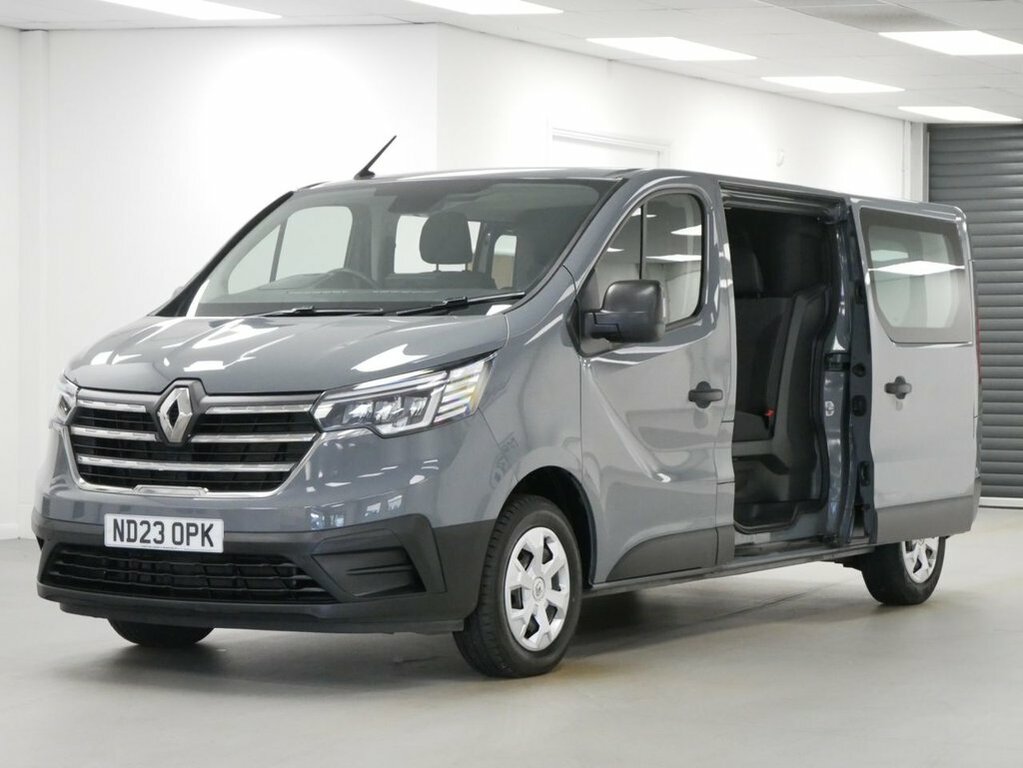 Renault Trafic 2L 2.0 Dci Blue Ll30 Business Crew Van Double Cab Grey
