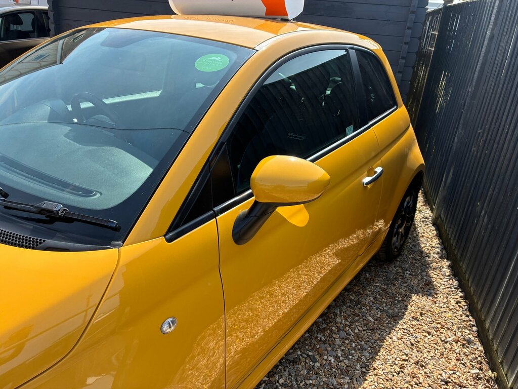 Fiat 500 1.2 S Hatchback Euro 6 Ss 69 Yellow #5