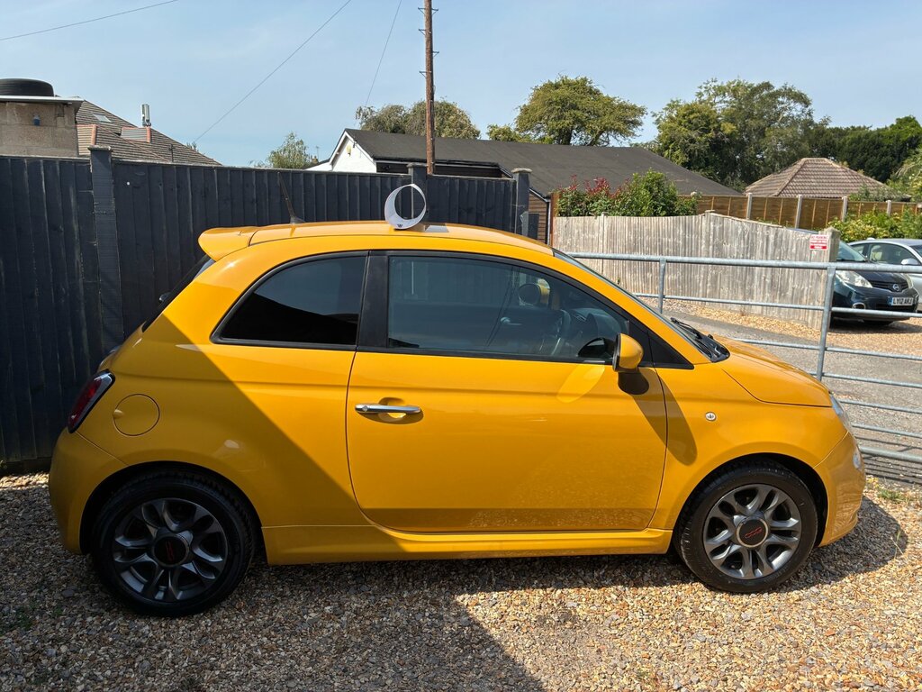 Fiat 500 1.2 S Hatchback Euro 6 Ss 69 Yellow #4