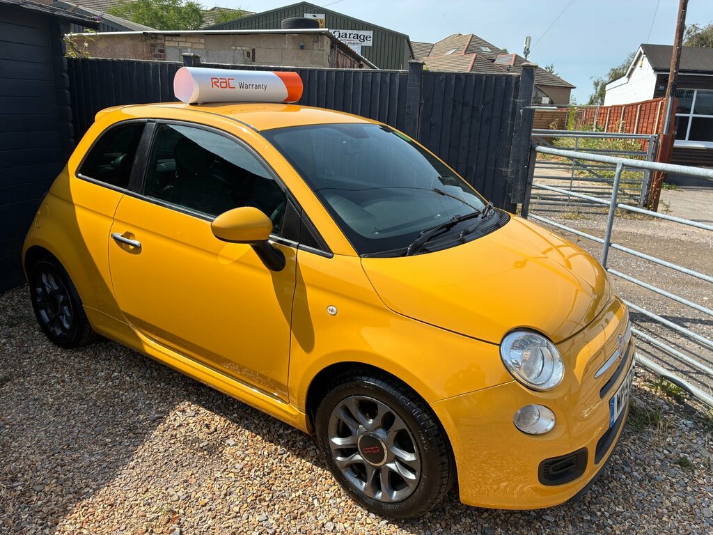 Fiat 500 1.2 S Hatchback Euro 6 Ss 69 Yellow